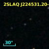 2SLAQ J224531.20-004509.4
