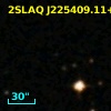 2SLAQ J225409.11+003216.5