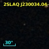 2SLAQ J230034.04-004901.5