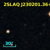 2SLAQ J230201.36+001456.3