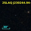 2SLAQ J230244.94-002434.1