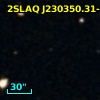 2SLAQ J230350.31-005336.6