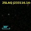 2SLAQ J233116.14-000702.0