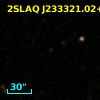 2SLAQ J233321.02+002609.2