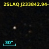 2SLAQ J233842.94-003036.0