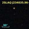 2SLAQ J234035.96-003506.6