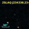 2SLAQ J234338.23+000307.9