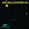 2SLAQ J234509.42-005506.7