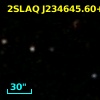 2SLAQ J234645.60+003900.7