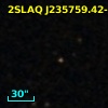 2SLAQ J235759.42-000420.5