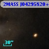 2MASS J04295820+3515349