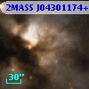 2MASS J04301174+3516312