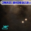 2MASS J04301650+3514380