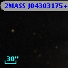 2MASS J04303175+3518420