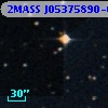 2MASS J05375890-0226559