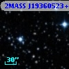 2MASS J19360523+3817558