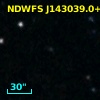 NDWFS J143039.0+341802