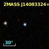 2MASS J14083324+6147454