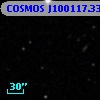COSMOS J100117.33+013013.8
