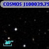 COSMOS J100039.79+013458.3