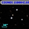 COSMOS J100042.88+013412.2