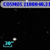 COSMOS J100040.31+013212.0