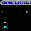 COSMOS J100002.15+013311.7