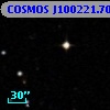 COSMOS J100221.70+014209.1