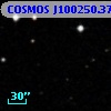 COSMOS J100250.37+014009.9