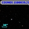 COSMOS J100039.25+013824.9