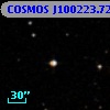 COSMOS J100223.72+015625.7