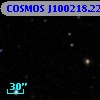 COSMOS J100218.22+015407.5