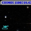 COSMOS J100218.42+015300.4