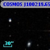 COSMOS J100218.65+015234.3