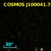 COSMOS J100041.76+015224.0