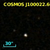 COSMOS J100022.60+015108.1