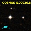COSMOS J100036.82+014737.1