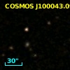 COSMOS J100043.09+020712.6