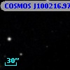 COSMOS J100216.97+021728.5