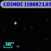 COSMOS J100021.89+024417.3