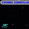 COSMOS J100035.41+025429.3