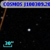 COSMOS J100309.20+013627.4