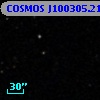 COSMOS J100305.21+013429.5