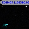 COSMOS J100300.90+013333.3