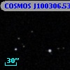 COSMOS J100306.53+013235.6