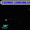 COSMOS J100300.39+013224.3
