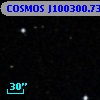 COSMOS J100300.73+013119.3