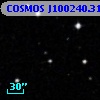 COSMOS J100240.31+013730.1