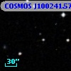 COSMOS J100241.57+013720.8