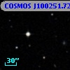 COSMOS J100251.72+013712.5